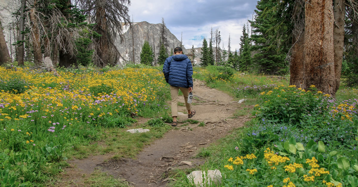 fall hiking Carbon County Snowy Range